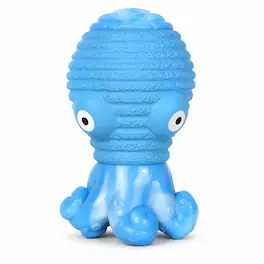 Frienhund - Aggressive Chewers Bacon Flavor Nylon & Rubber Tough Chew Dog Toy, 1 count - Blue
