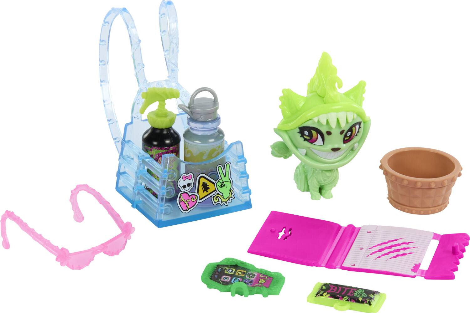 Alt View 4. Mattel - Mattel - Monster High Venus McFlytrap Fashion Doll with Pet   - COLLECTIBLES - Multicolor.