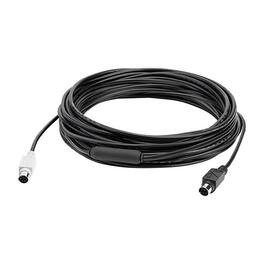 33 ft Extender Cable for Logitech GROUP Conference System - Black