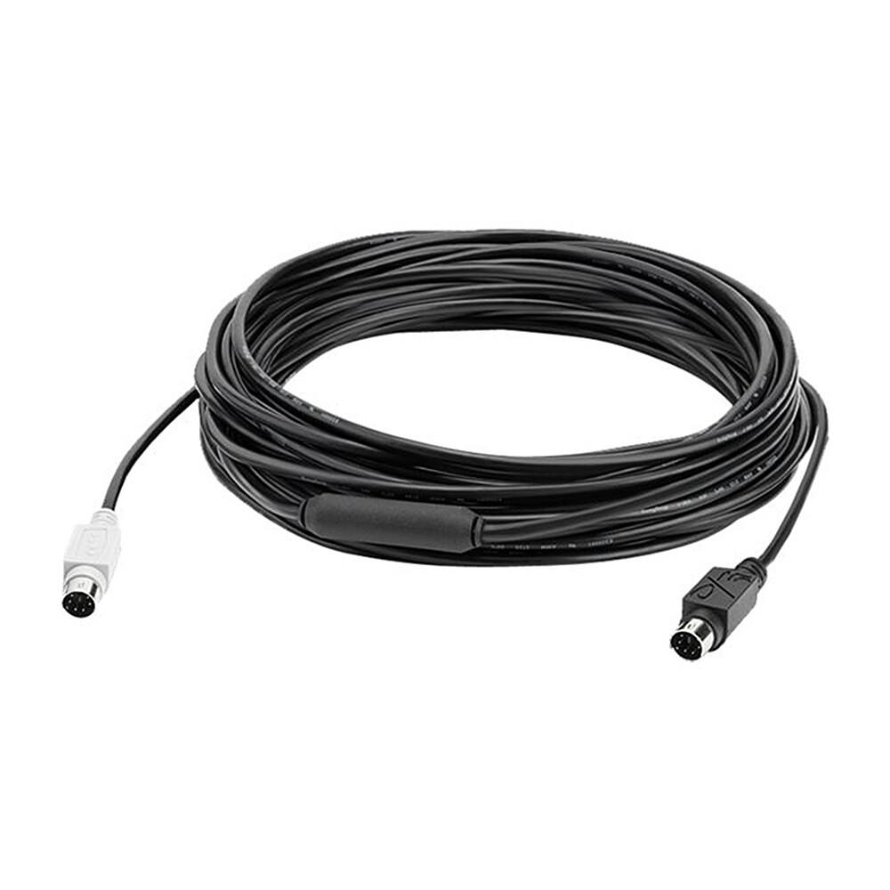 Alt View 11. Logitech - 33 ft Extender Cable for Logitech GROUP Conference System - Black.