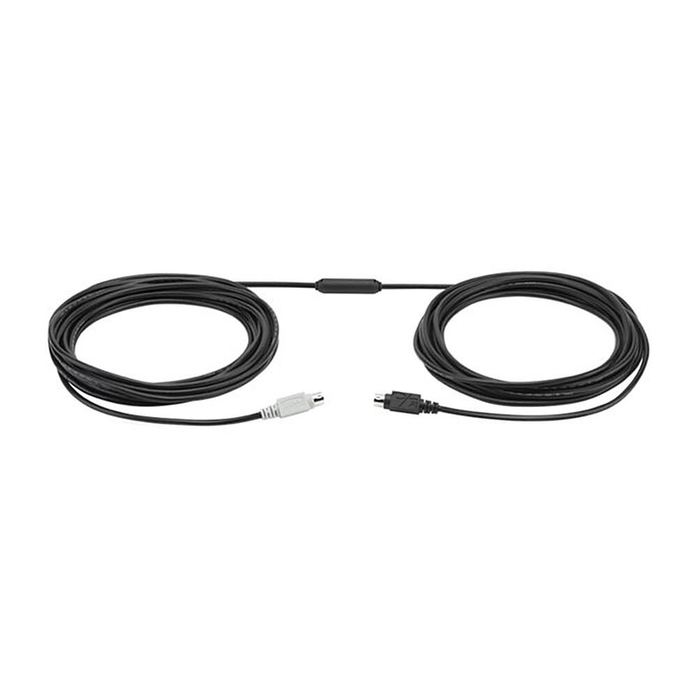 Alt View 12. Logitech - 33 ft Extender Cable for Logitech GROUP Conference System - Black.