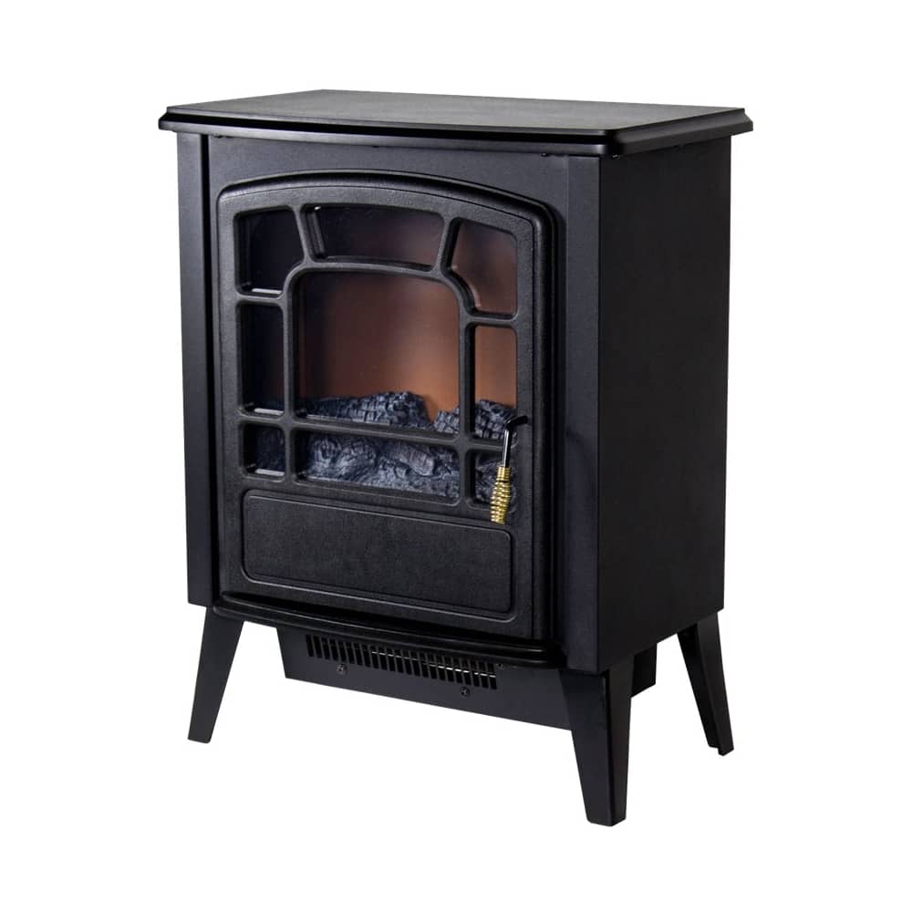 Warm House Electric Fireplace Black