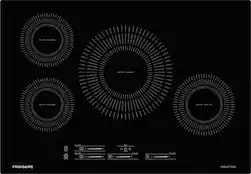 Frigidaire - 30" Electric Induction Cooktop - Black - Front_Zoom