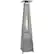 Front. Hanover - 7-Ft. 42,000 BTU Pyramid Propane Patio Heater - Stainless Steel.