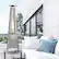 Left. Hanover - 7-Ft. 42,000 BTU Pyramid Propane Patio Heater - Stainless Steel.