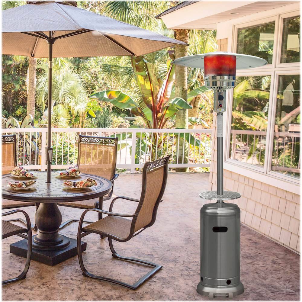 Best Buy Hanover Umbrella Patio Heater Stainless Steel HAN003SS