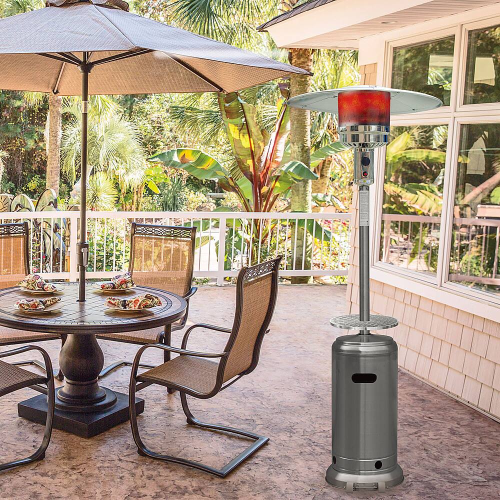 Customer Reviews Hanover 7Ft. 48,000 BTU Steel Umbrella Propane Patio