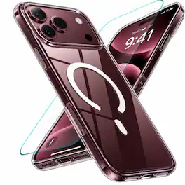 Kitcheniva - Premium Shockproof Protective Cover With Tempered Glass For iPhone iPhone 18 Pro Max - Clear