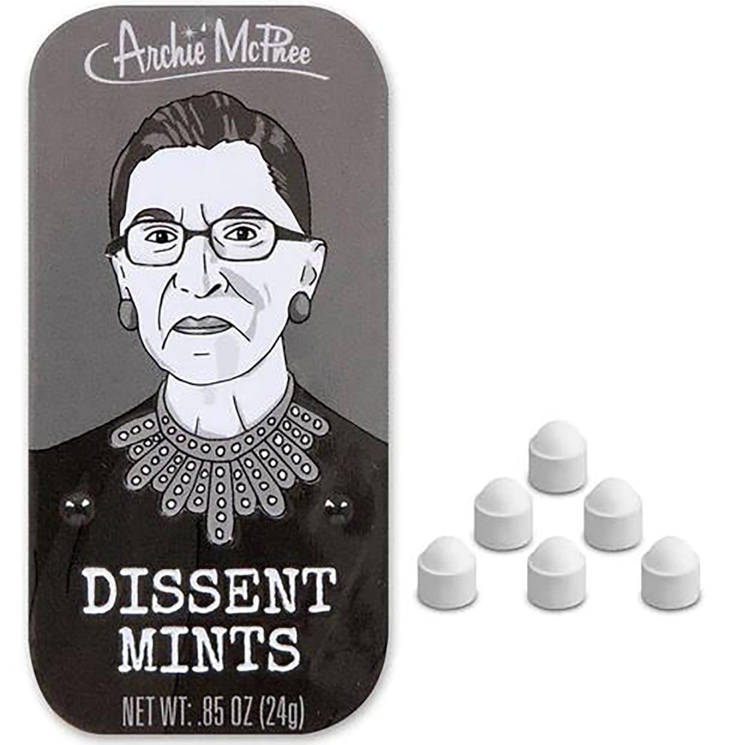 Archie McPhee  
DISSENT MINTS  
NET WT: .85 OZ (24g)