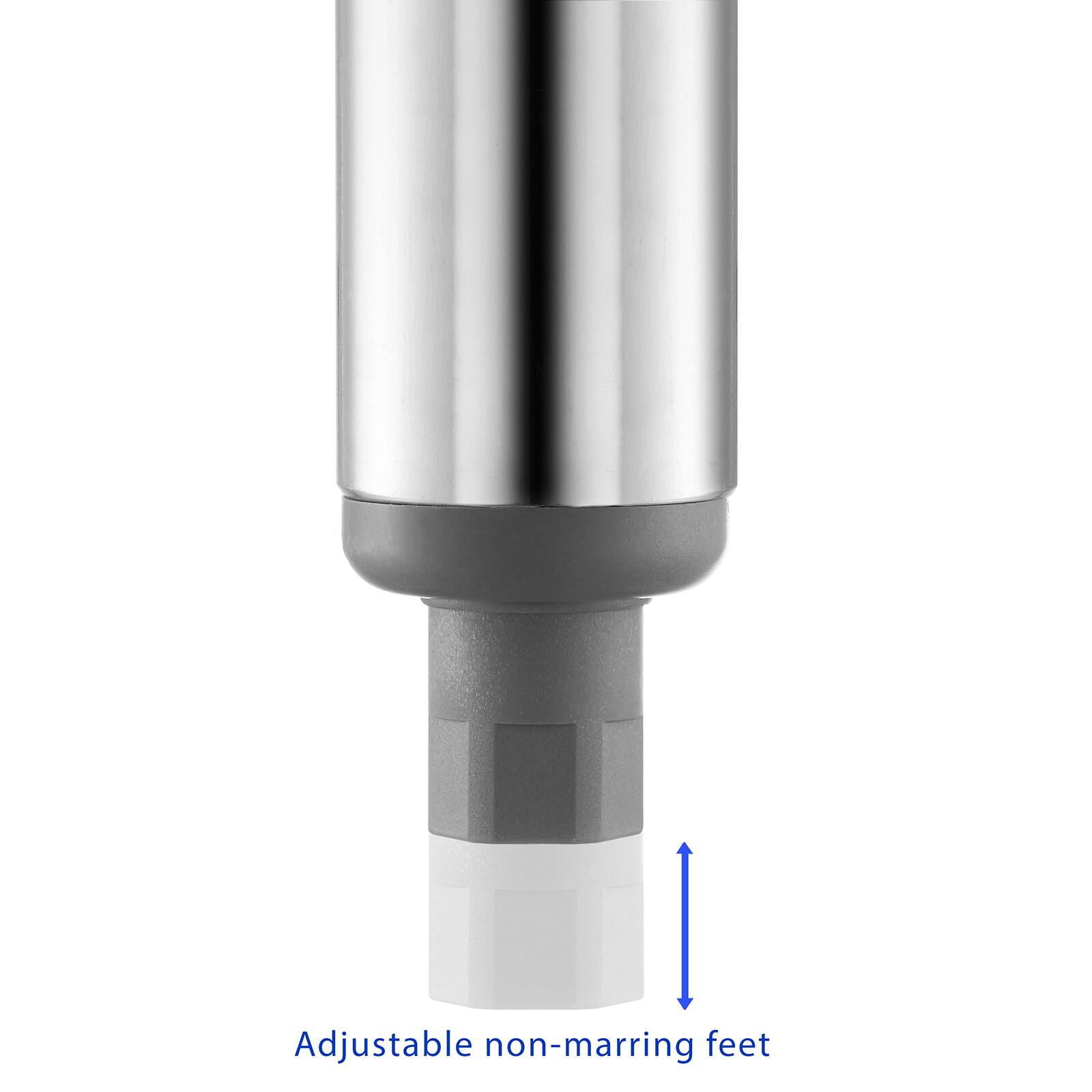 Adjustable non-marring feet