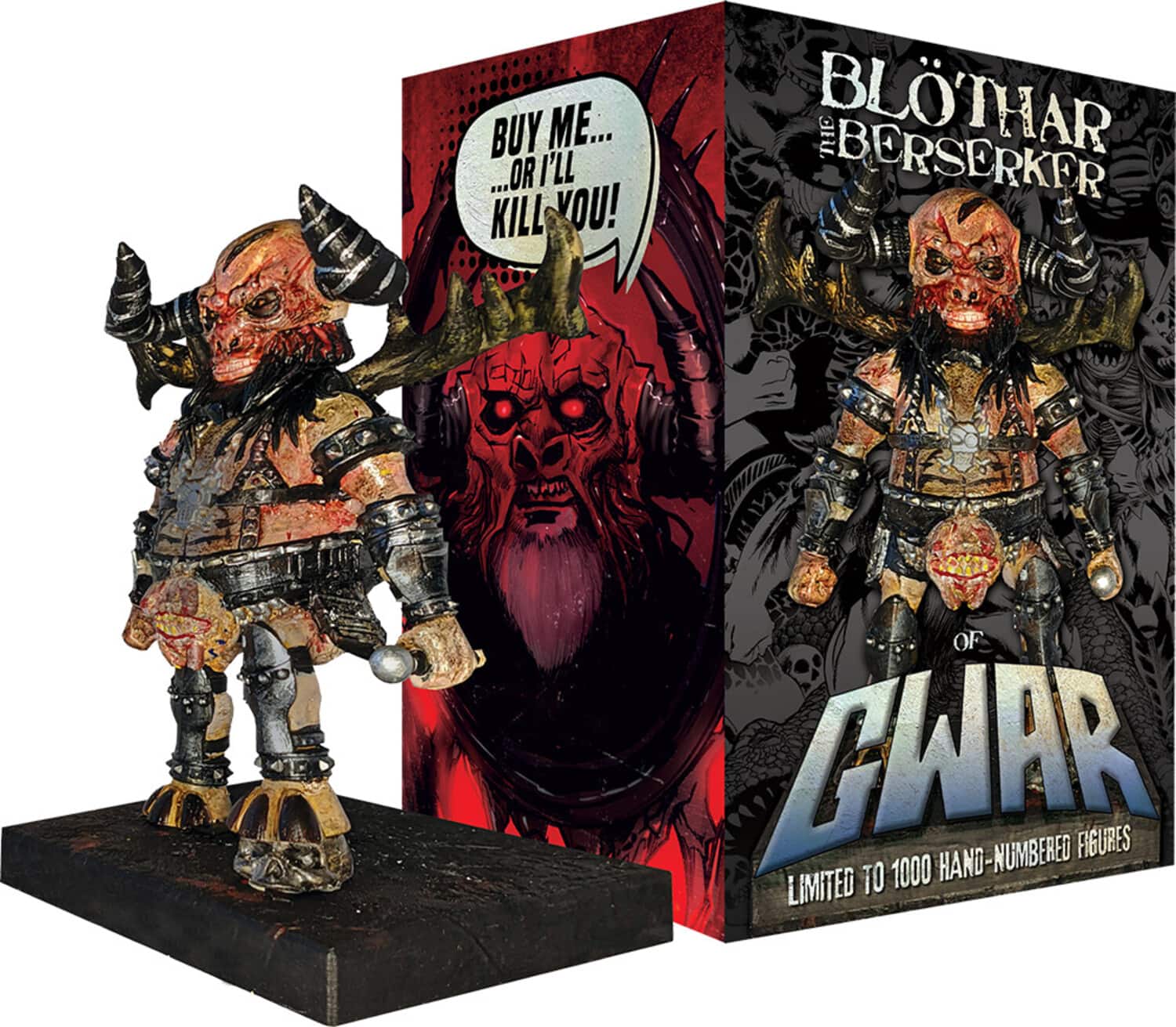 PopMarket - GWAR - GWAR - Limited Edition Bobblehead - Blothar the Beserker - COLLECTIBLES - Multicolor price history on PriceWatchPro