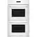 Front. Frigidaire - 30" Built-In Double Electric Wall Oven - White.