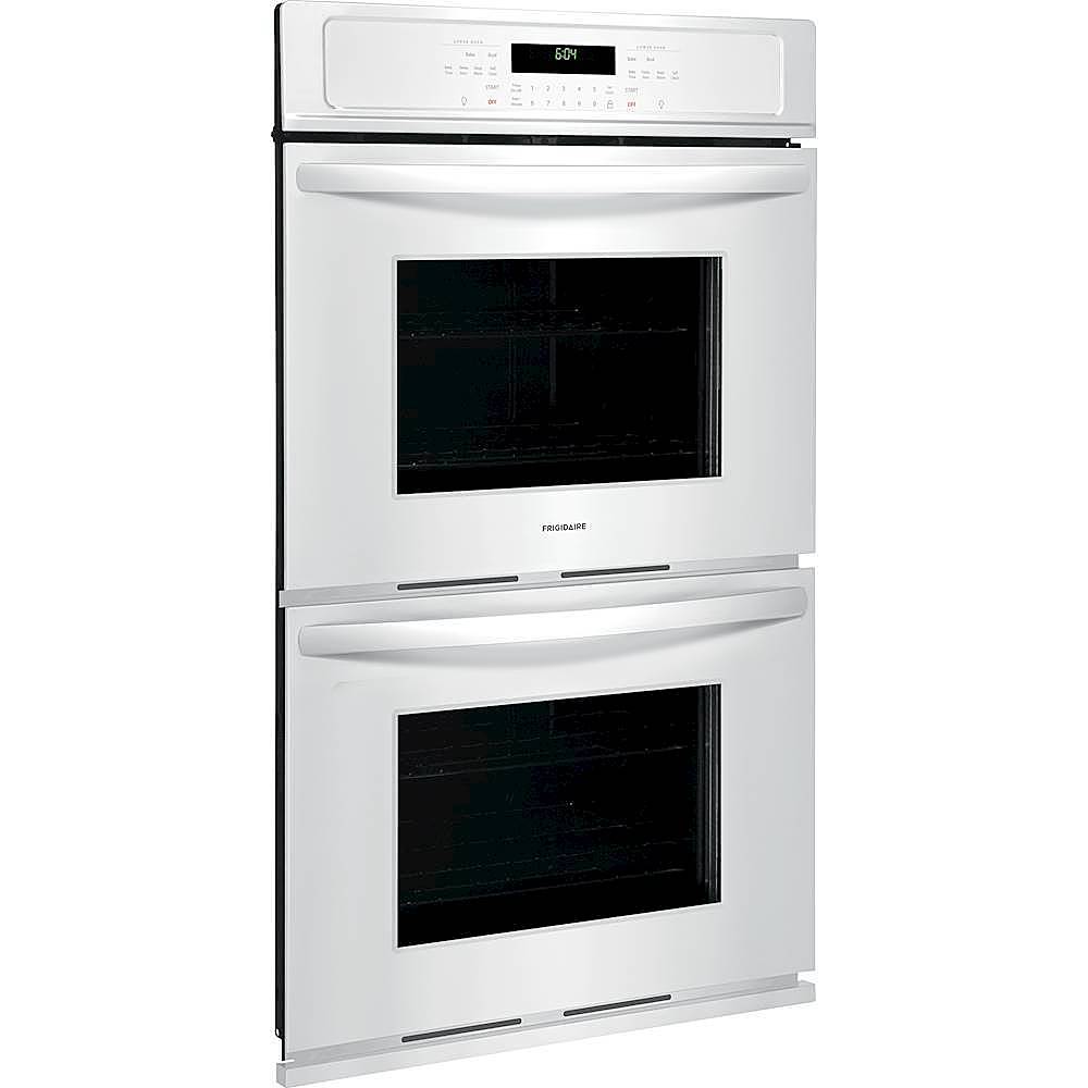 Angle View: Frigidaire - 27" Built-In Double Electric Wall Oven - White