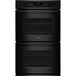 Frigidaire - 30" Built-In Double Electric Wall Oven - Black - Front_Standard