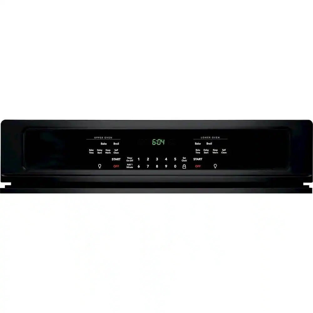 Alt View 1. Frigidaire - 30" Built-In Double Electric Wall Oven - Black.