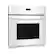 Left. Frigidaire - 30" Built-In Single Electric Wall Oven - White.