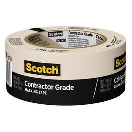 Scotch - Contractor Grade 1.88 in. W X 60.1 yd L Beige Medium Strength Masking Tape 1 pk