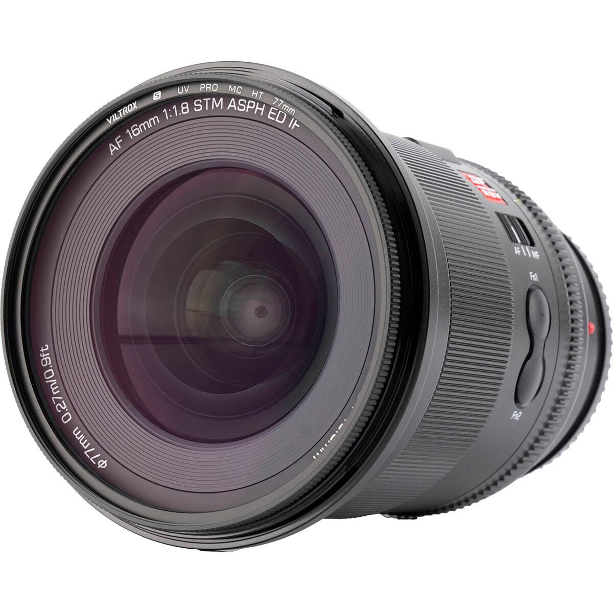 UV PRO MC HT 1:1.8 STM ASPH ED IF 77mm VILTROX 16mm AF
