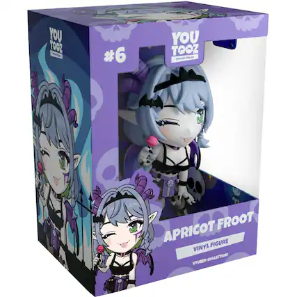 YOU TOOZ COLLECTIBLES
#6
APRICOT FROOT VINYL FIGURE
VTUBER COLLECTION