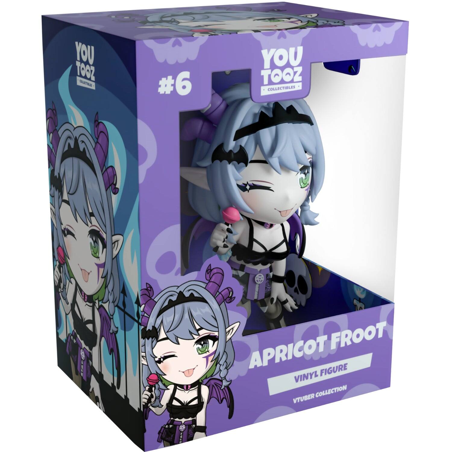 YOU TOOZ COLLECTIBLES  
#6  
APRICOT FROOT VINYL FIGURE  
VTUBER COLLECTION