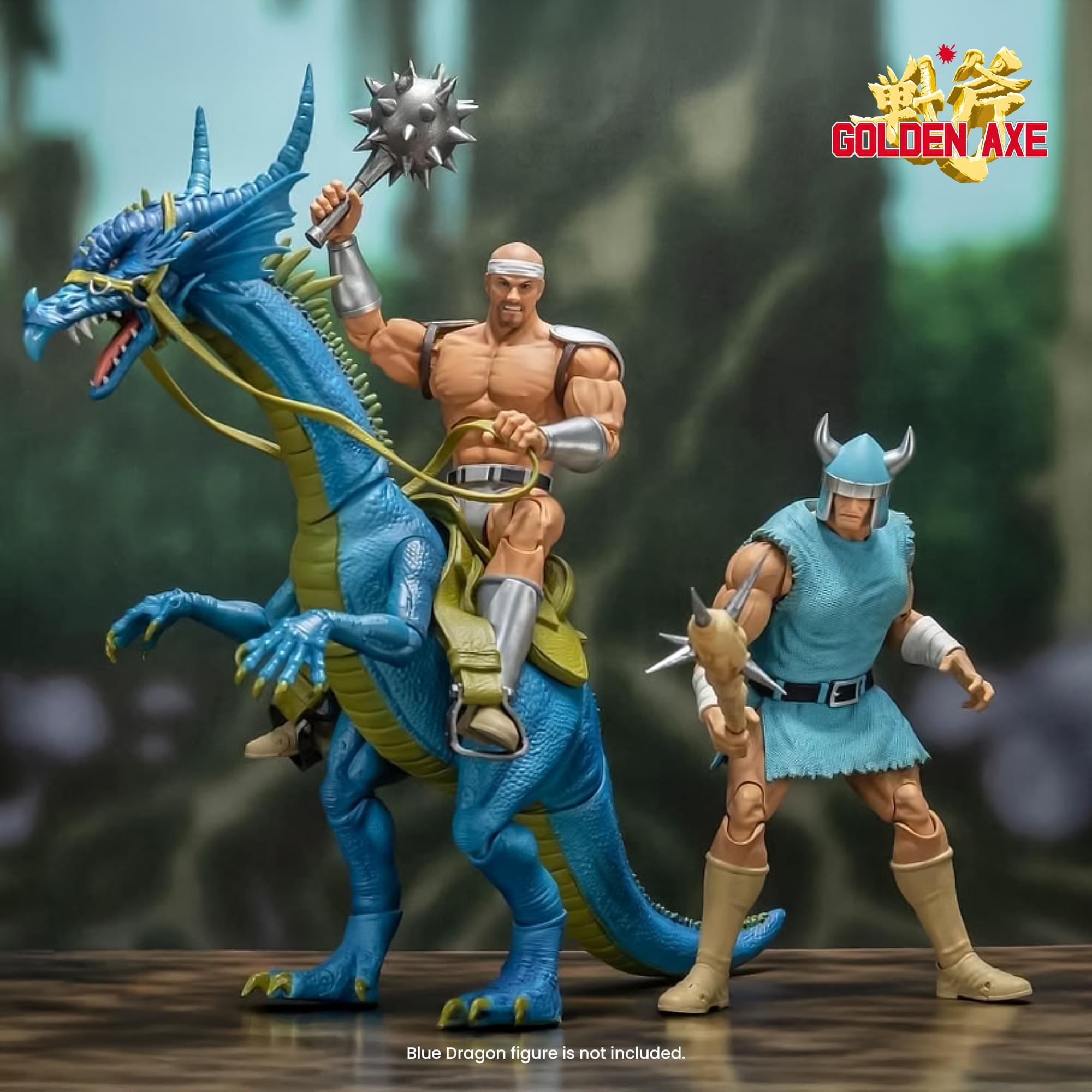 GOLDEN AXE Blue Dragon figure is not included.