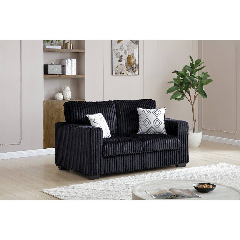 Alt View 2. Glory Furniture - Teddy Chair - Black.