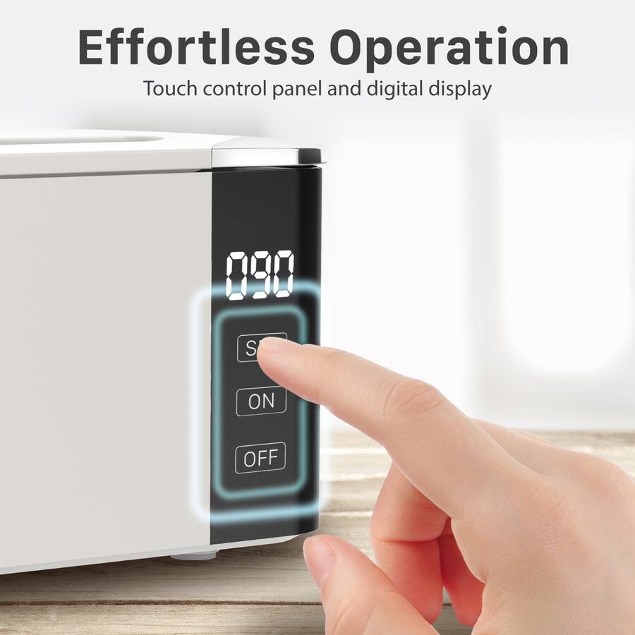 Fosmon Ultrasonic Cleaner (600ml) Jewelry Cleaner Machine with LED ...