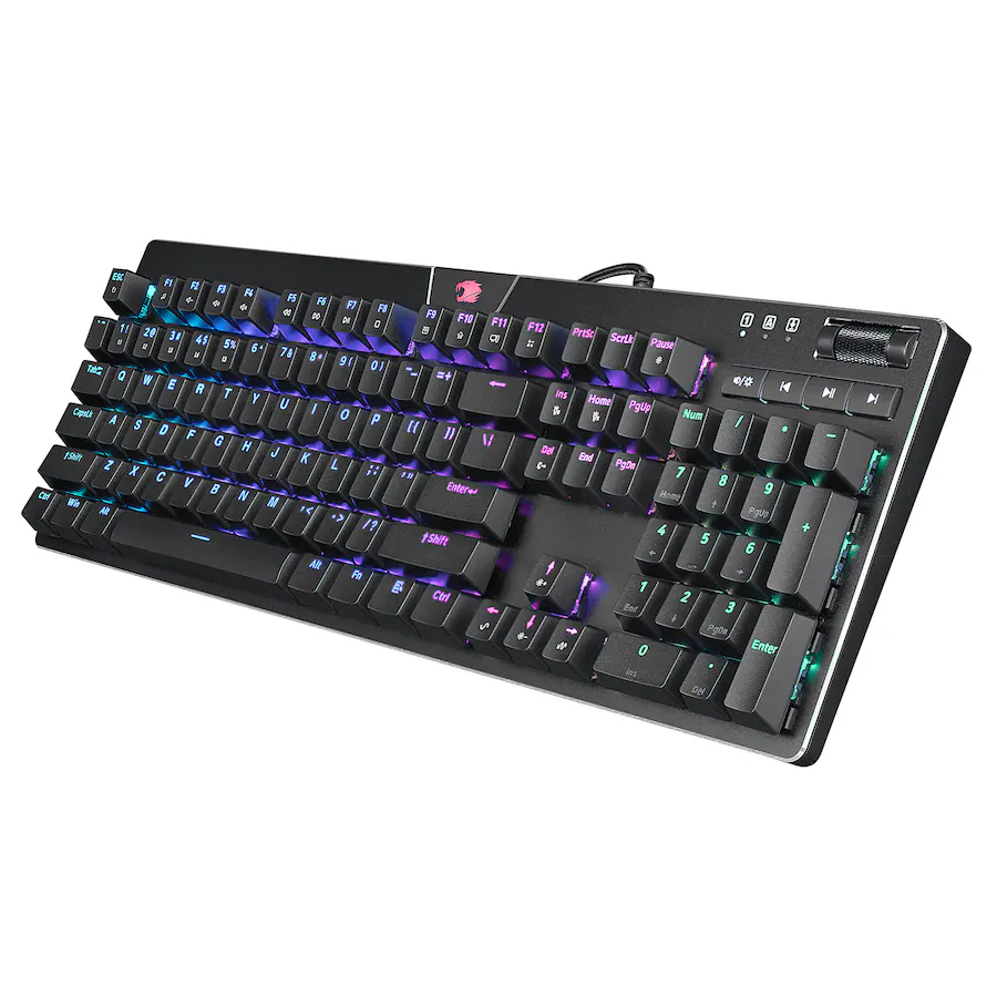 iBUYPOWER MEK 4 Full size Wired RGB Mechanical Tactile Brown Switch ...