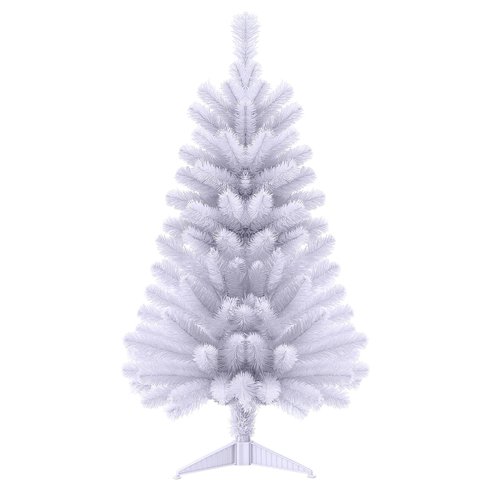 Front. Stylel Star - 3Ft Premium Artificial Small Mini Christmas Tree for Tabletop,Home, Office, Indoor and Outdoor Decor,Holiday... - White.