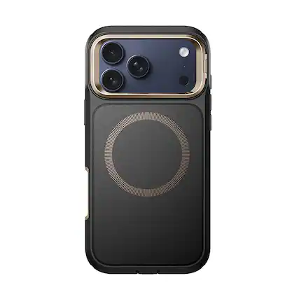 Front. i-Blason - i-Blason Ares Flip Case for iPhone 17 Pro Max – MagSafe, Kickstand, Screen Protector, Drop Protection - Desert.