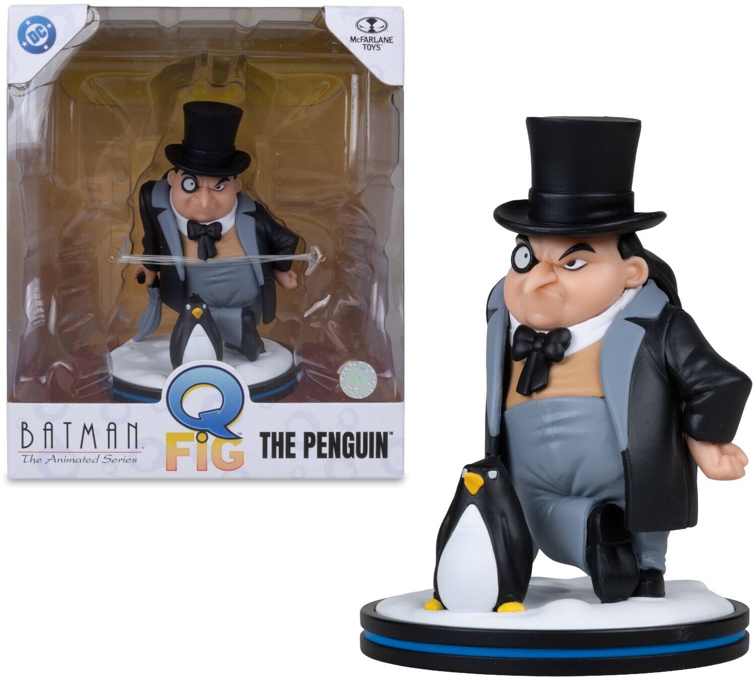 McFarlane Toys - QMx - DC The Penguin (Batman: The Animated Series) 4" Q-Fig Posed Figure - COLLECTIBLES - Multicolor