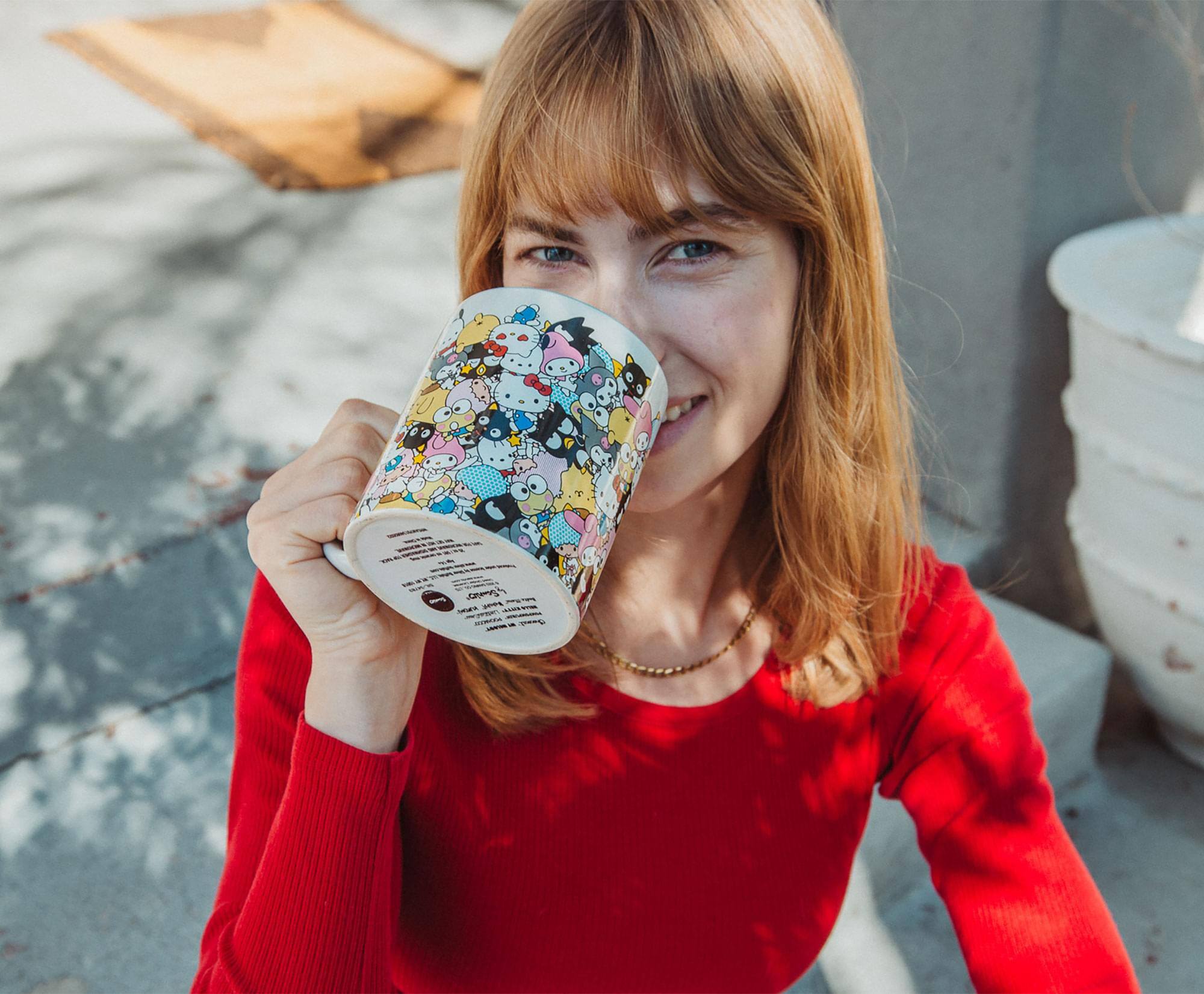 Alt View 3. Silver Buffalo - Sanrio Hello Kitty And Friends Ceramic Mug | Holds 20 Ounces - White.