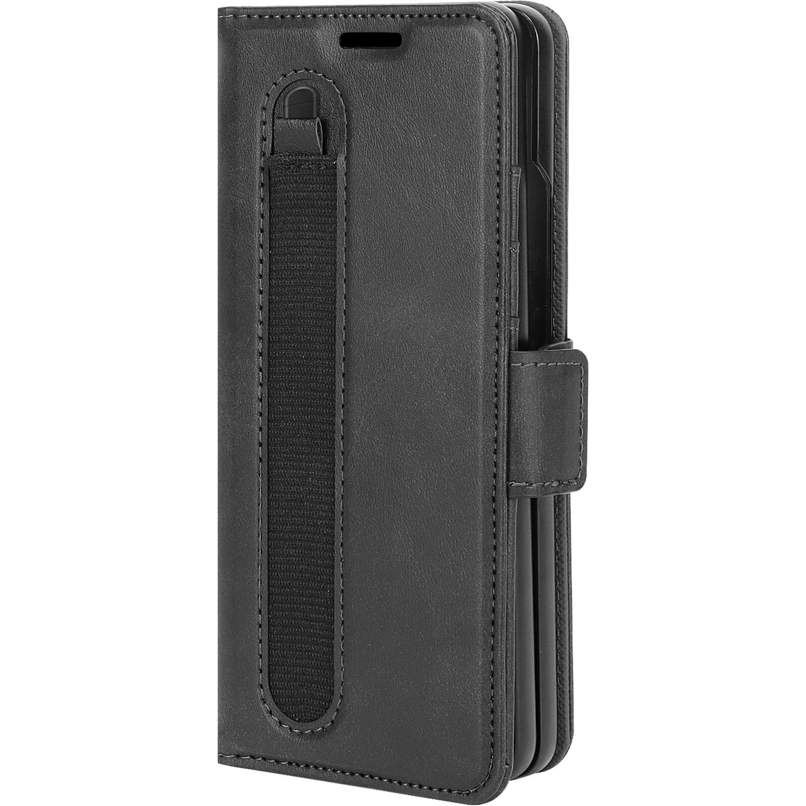 Alt View 11. SaharaCase - Leather Folio Wallet Case for Samsung Galaxy Z Fold5 - Black.