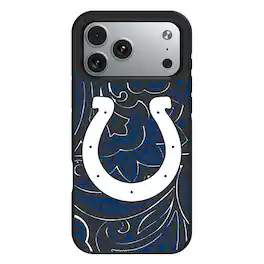 Keyscaper - NFL - Indianapolis Colts Bump Case with 8.2ft Drop Protection - 16 Plus - Multicolor