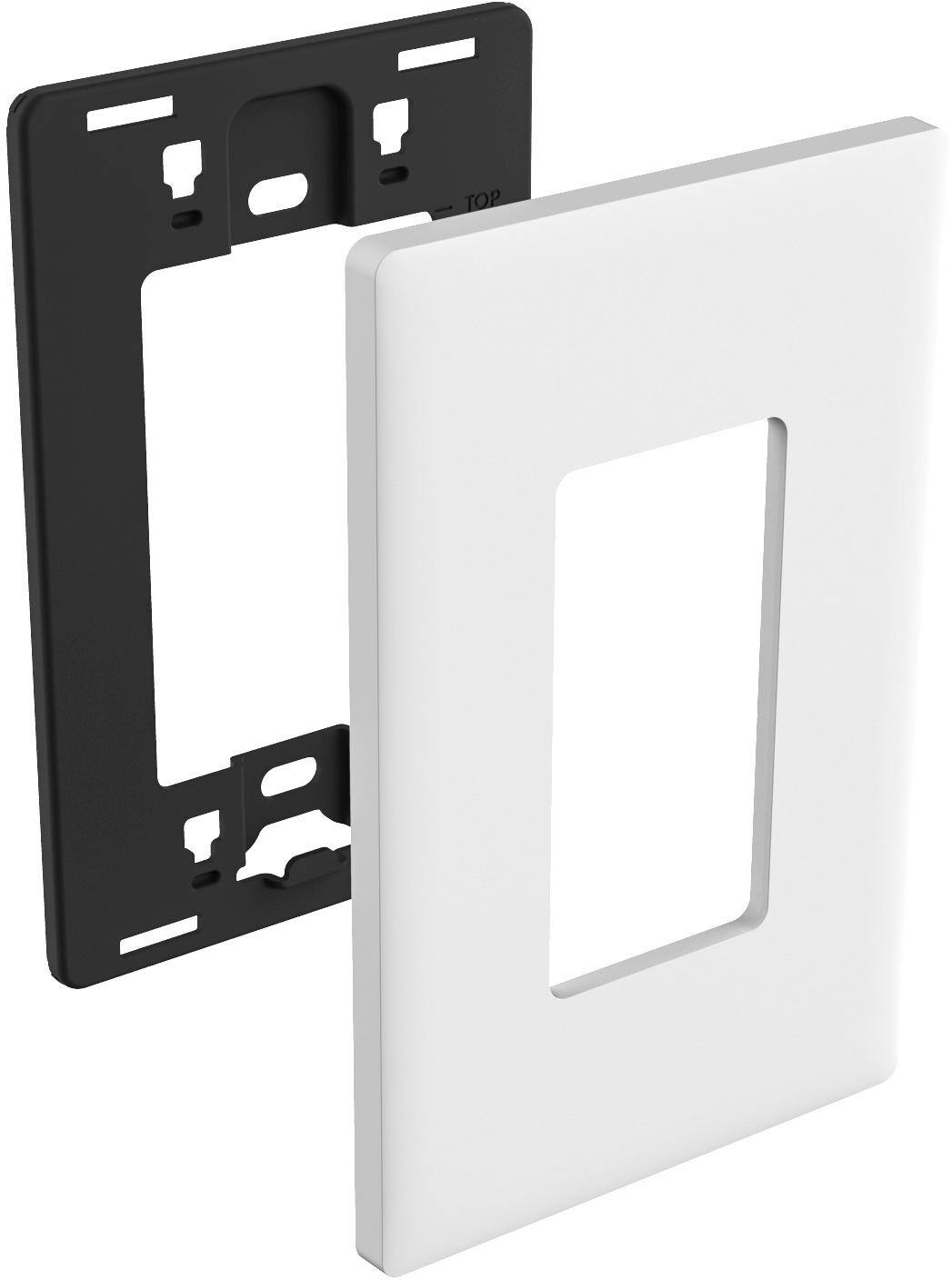 Best Buy Noon OneSwitch Wall Plate Satin White N201US