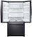Alt View Zoom 1. Samsung - 18 Cu.Ft. French Door Counter-Depth  Fingerprint Resistant Refrigerator - Black stainless steel.