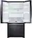 Alt View 1. Samsung - 18 Cu.Ft. French Door Counter-Depth Fingerprint Resistant Refrigerator - Black stainless steel.