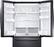 Alt View 2. Samsung - 18 Cu.Ft. French Door Counter-Depth Fingerprint Resistant Refrigerator - Black stainless steel.