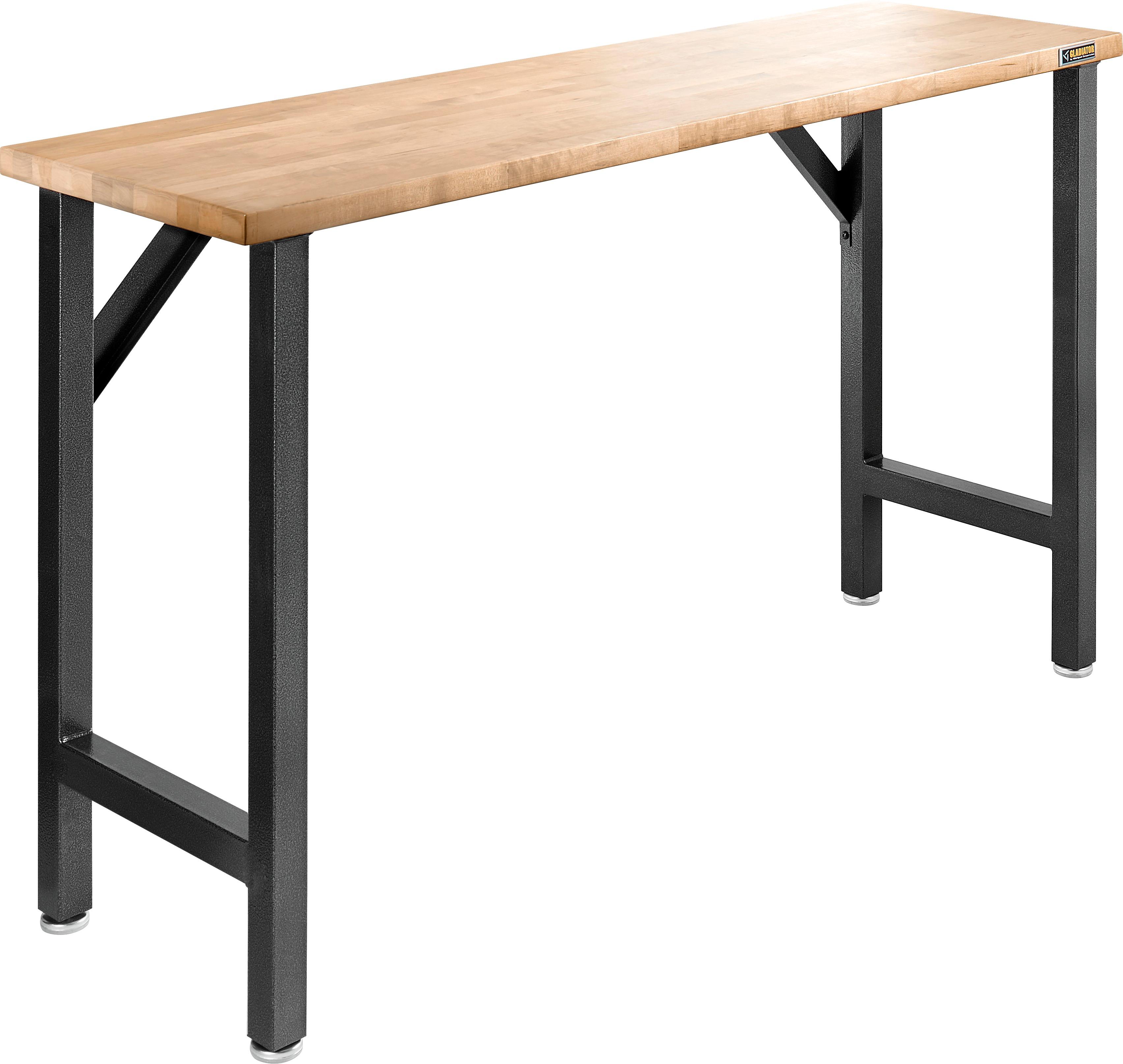 Angle View: WorkSmart - Resin Table - Gray