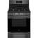 Front. Frigidaire - Gallery 5.0 Cu. Ft. Freestanding Gas Convection Range - Black Stainless Steel.