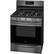 Alt View 11. Frigidaire - Gallery 5.0 Cu. Ft. Freestanding Gas Convection Range - Black Stainless Steel.