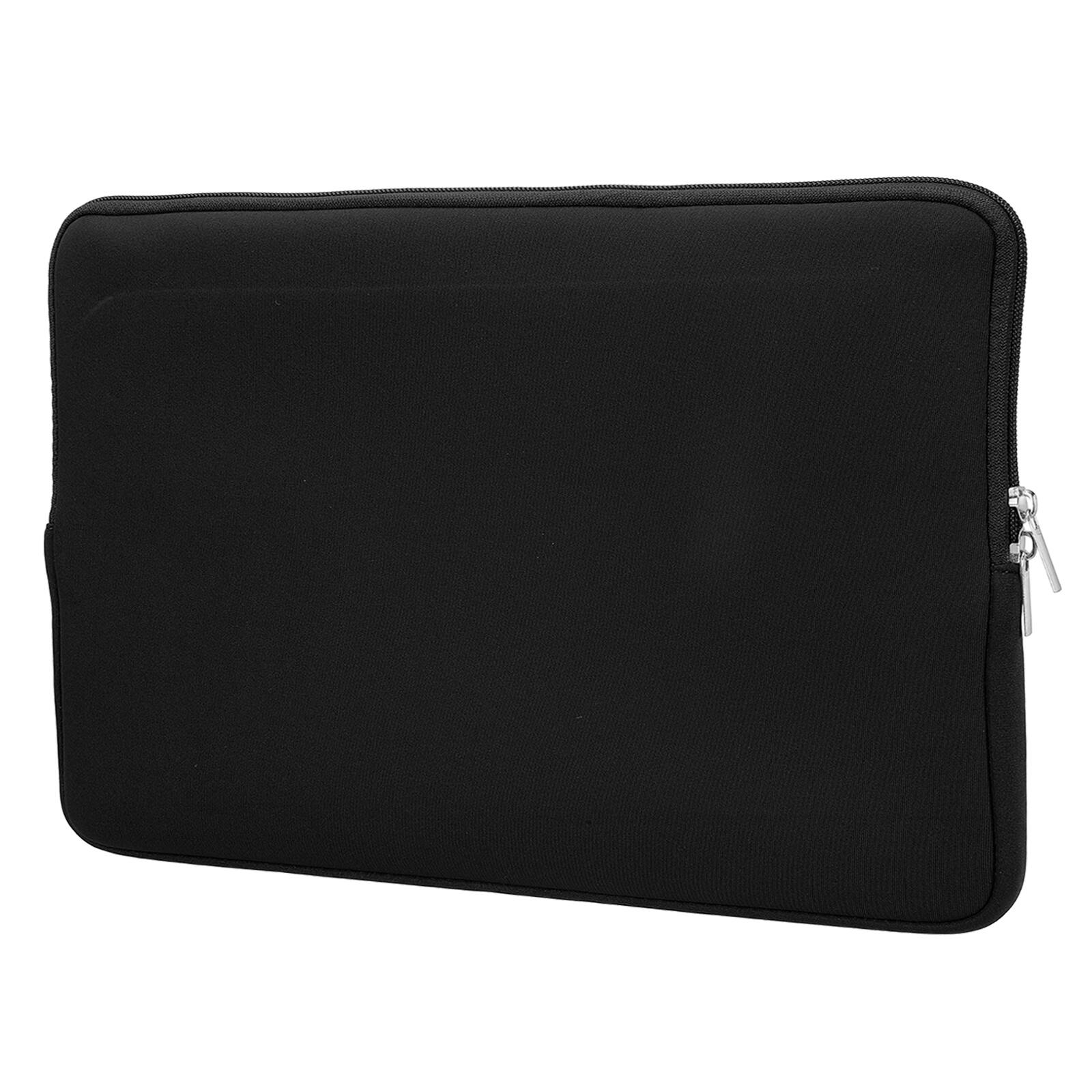 Front. Unique Bargains - Laptop Case - Polyester Computer Sleeve Carrying Bag, Waterproof Protective Cover for 15.6" Notebook - Black.