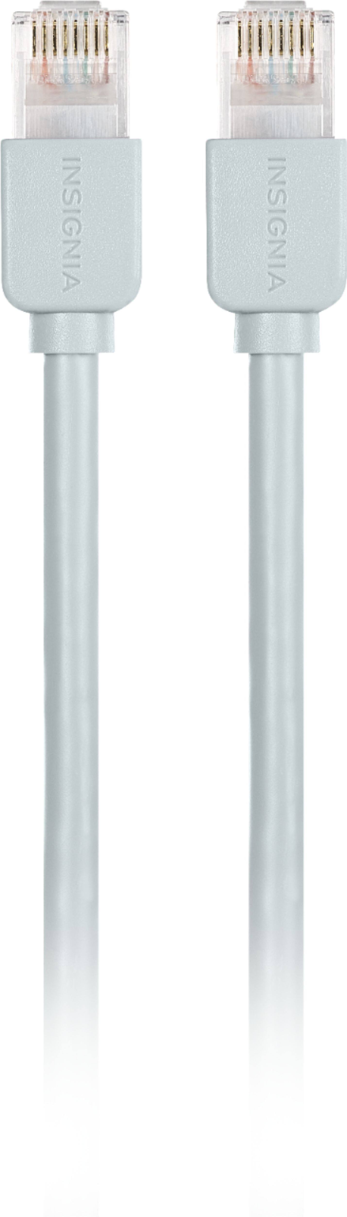 Angle. Insignia™ - 150' Cat-6 Ethernet Cable - Gray.