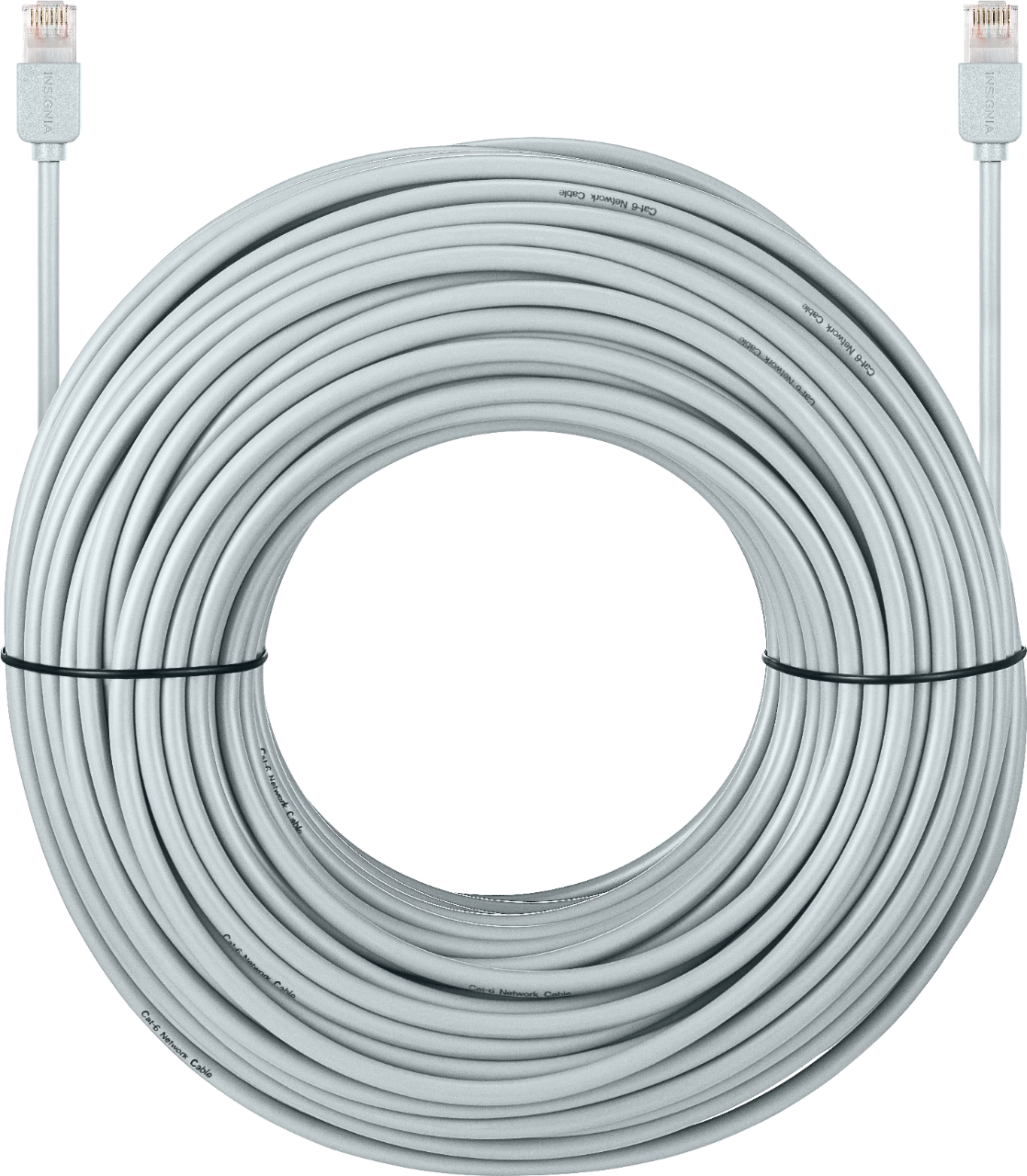 Alt View 11. Insignia™ - 150' Cat-6 Ethernet Cable - Gray.