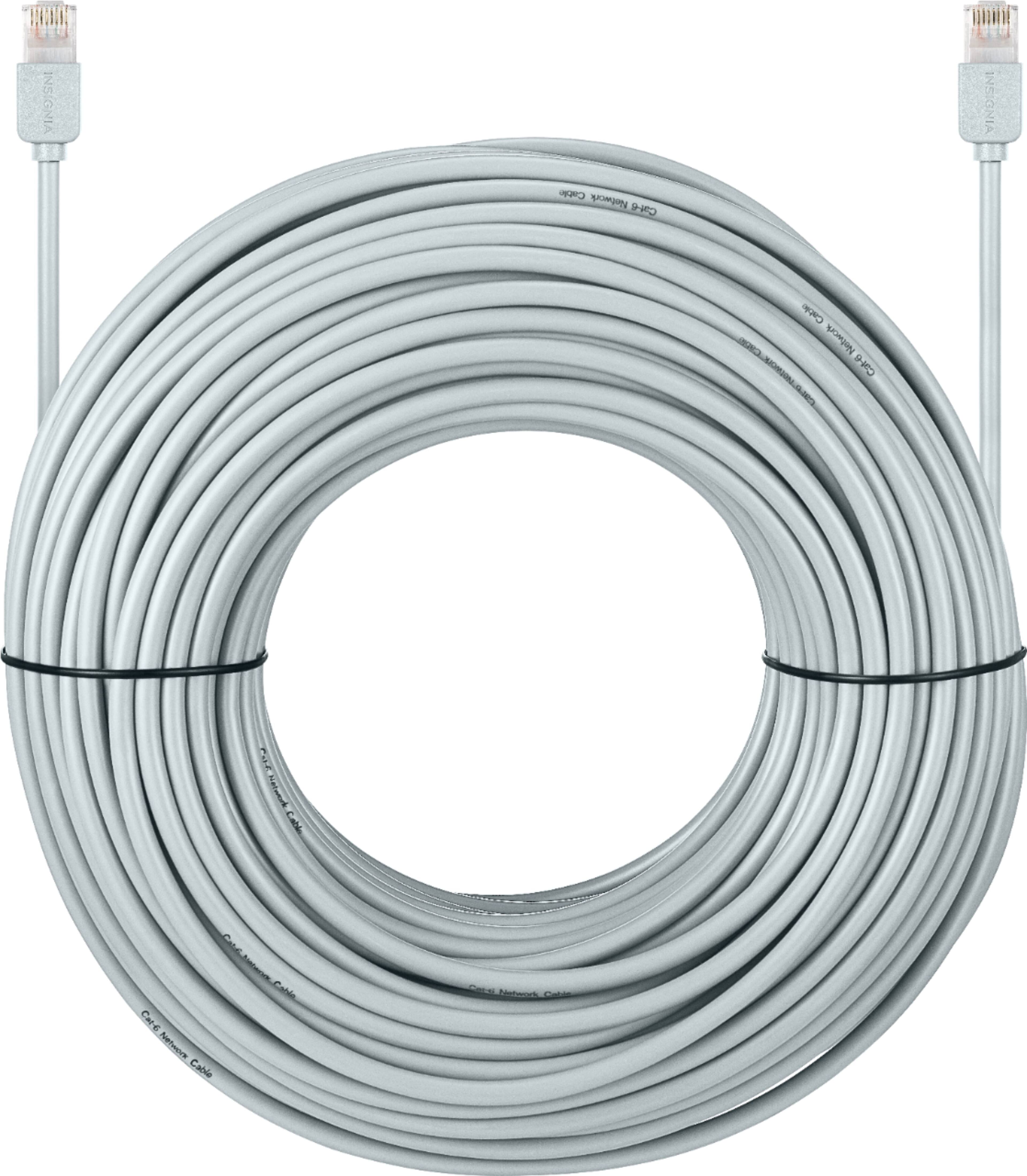 Alt View 11. Insignia™ - 150' Cat-6 Ethernet Cable - Gray.