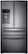 Front. Samsung - 28 cu. ft. 4-Door French Door Refrigerator with Counter Height FlexZone™ Drawer - Black Stainless Steel.