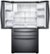 Alt View Zoom 2. Samsung - 28 cu. ft. 4-Door French Door Refrigerator with Counter Height FlexZone™ Drawer - Black Stainless Steel.