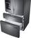 Alt View 3. Samsung - 28 cu. ft. 4-Door French Door Refrigerator with Counter Height FlexZone™ Drawer - Black Stainless Steel.