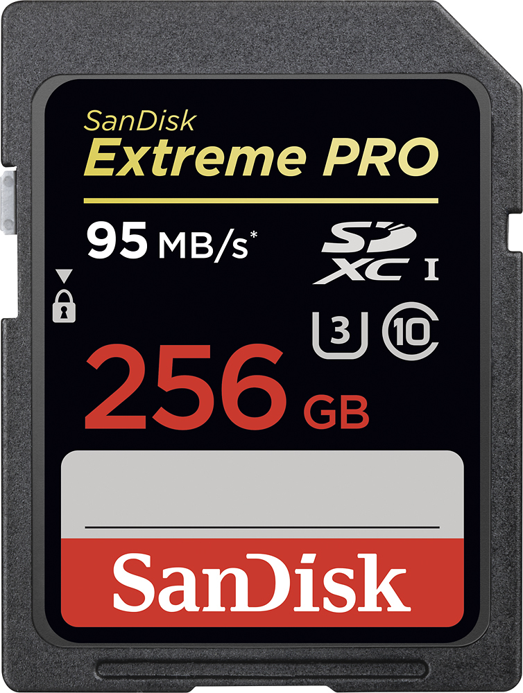 Best Buy: SanDisk Extreme Pro 256GB SDXC UHS-I Memory Card SDSDXP 
