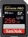 Front. SanDisk - Extreme Pro 256GB SDXC UHS-I Memory Card - Black.